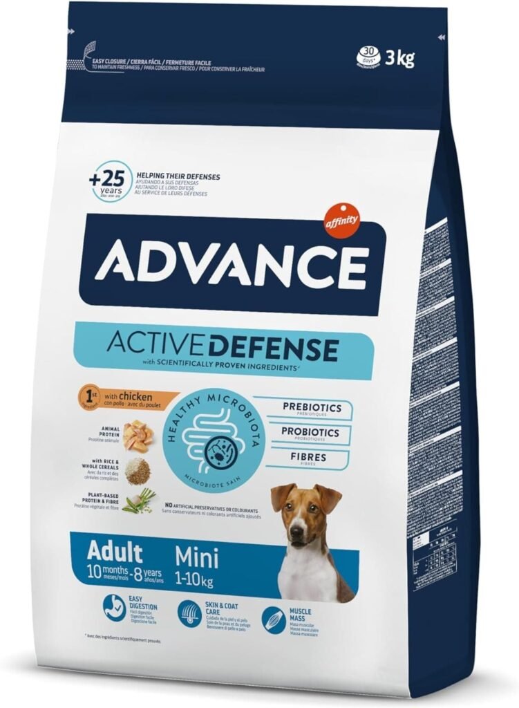 Advance Pienso para Perros Mini Adult con Pollo, 3 Kg