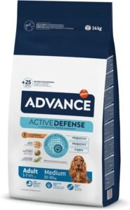 Advance Medium Adult Chicken, Pienso para Perros Adultos de Razas Medianas con Pollo, 14kg