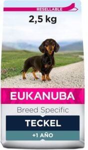 EUKANUBA Breed Specific Alimento seco para perros teckel adultos, alimento para perros óptimamente adaptado a la raza 2.5 kg