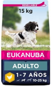 Eukanuba Alimento seco para perros adultos activos de raza mediana