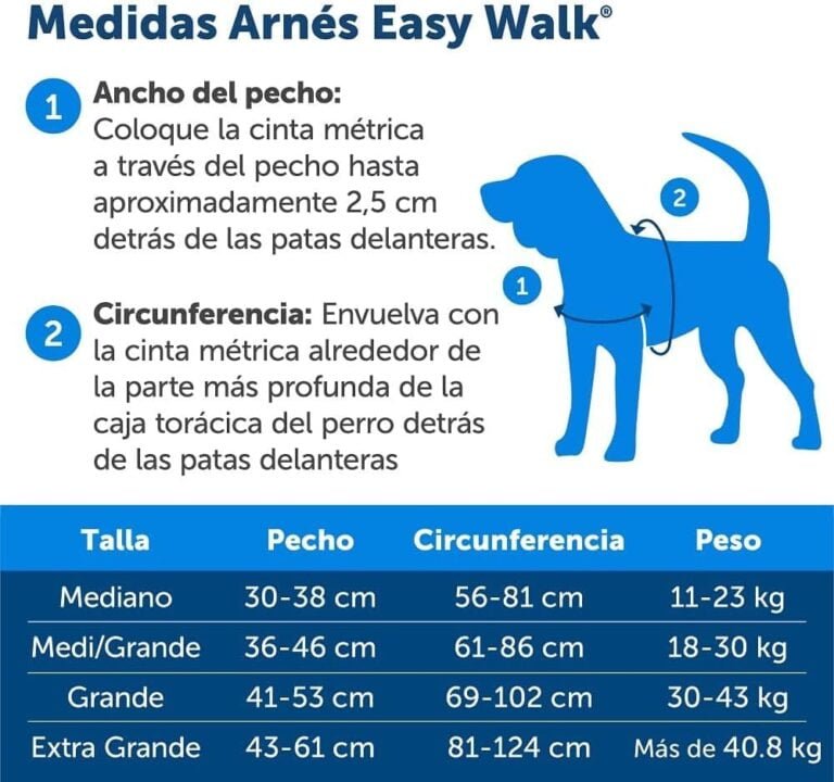 PetSafe Easy Walk Arnés Antitirones para Perros, Adiestramiento de Perros, Evita Asfixia, Negro, Mediano, M