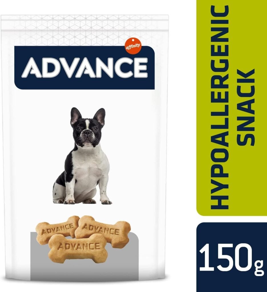 ADVANCE Snacks Hypoallergenic - Galletas Para Perros - Pack De 7 x 150 g - Total 1,05 kg