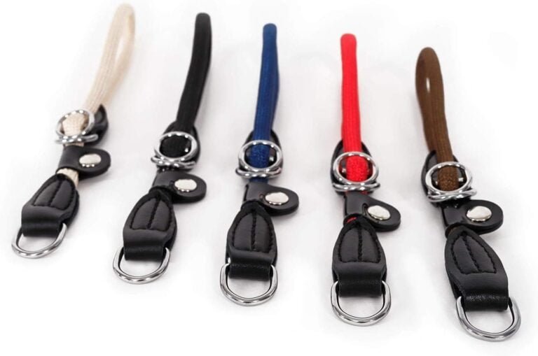 lionto Collar de Perros Collar Retriever Collar de adiestramiento, Longitud 65 cm Negro