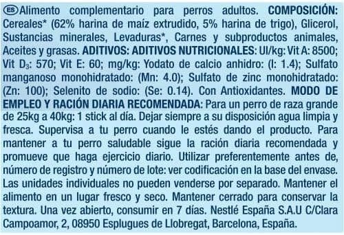 Dentalife Purina Large - Snacks para perros grandes (multipack 72 sticks, 2 x 36) 1280 g Pack de