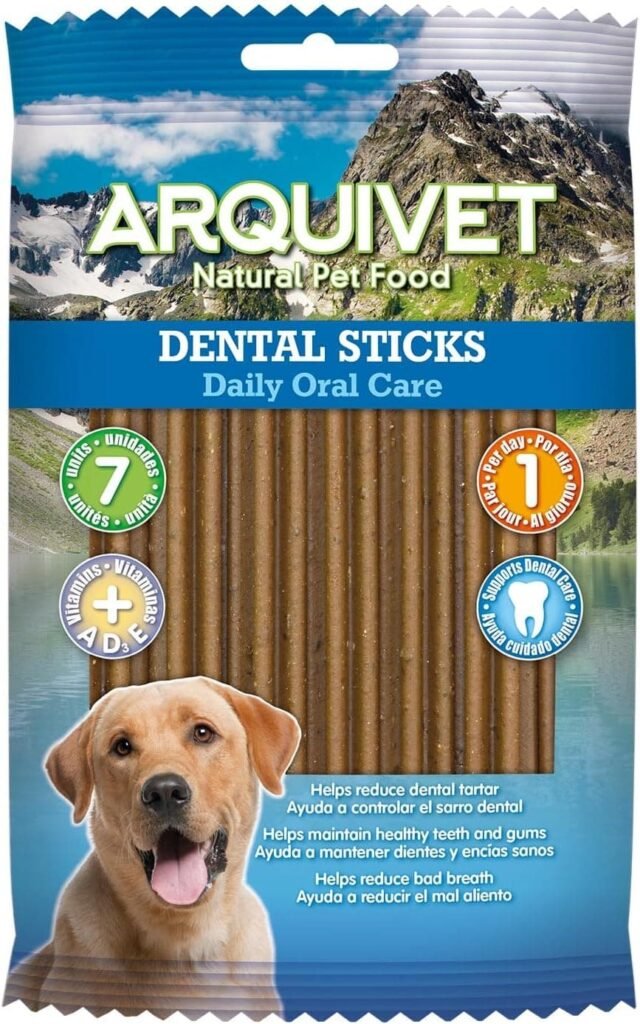 Arquivet Snacks Dentales para Perros, Marrón, 28 Unidad (Paquete de 1)