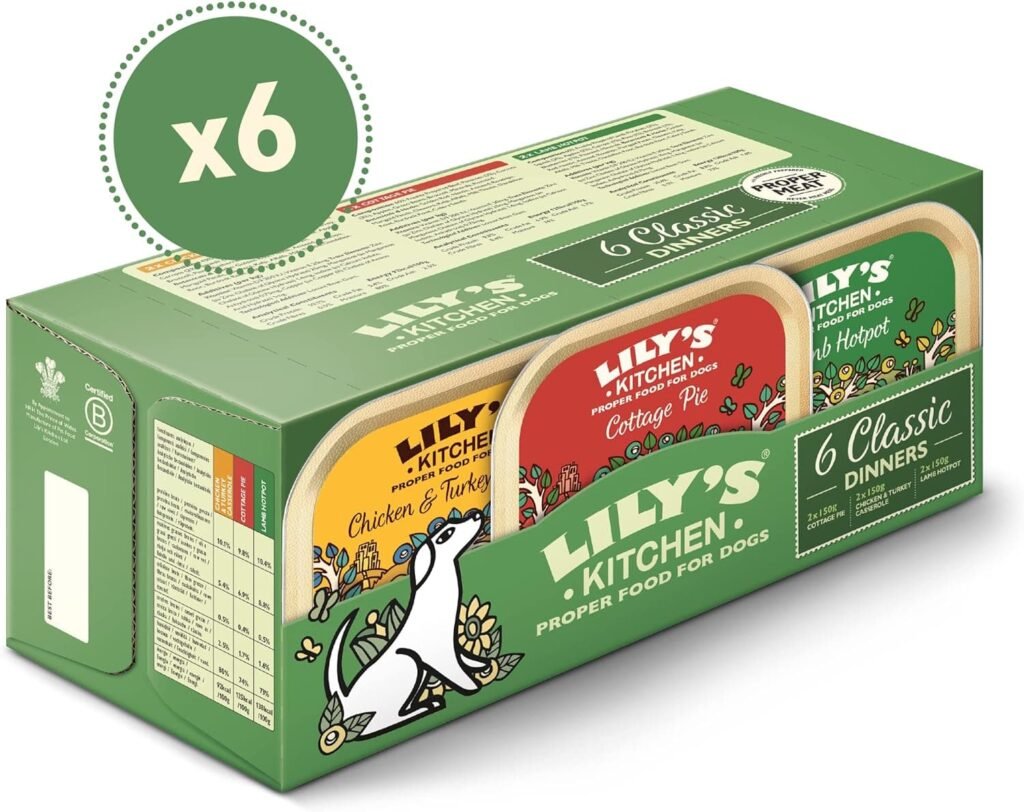 Lily's Kitchen Classic Dinner Multipack Wet Dog Food (6 x 150g)