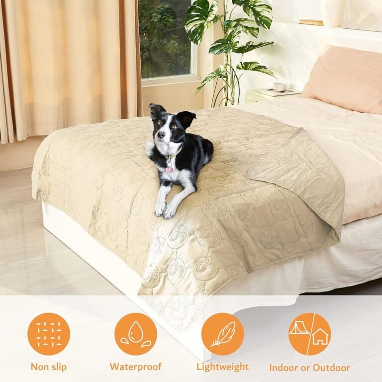 Kritter Planet Manta Impermeable para Perros Manta a Prueba de líquidos para sofá Cama Cachorros Gatos Manta Cama Funda Protectora para Asiento de automóvil Lavable, 150 × 120 cm