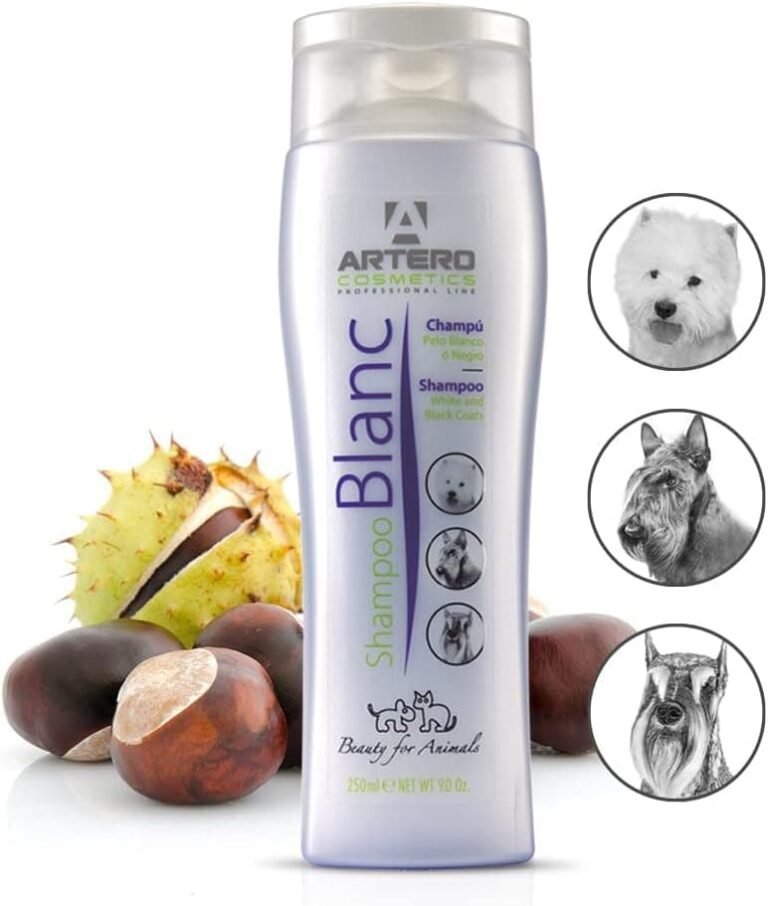 Artero Blanc, Champú para Perros de Pelo Blanco o Negro. (250 ml)