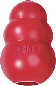 KONG - Classic - Juguete de resistente caucho natural - Para morder, perseguir o buscar - Para Perros Grandes