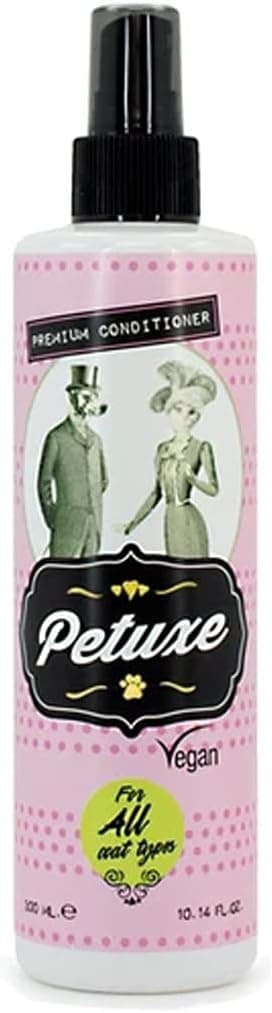 Petuxe Acondicionador para Perros - Spray Desenredante y Secado para Todo Tipo de Pelo y Razas: Perros, Gatos y Mascotas. Hidratación y Brillo - 300 ml