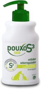 DOUXO S3 Seb Champú para Perros y Gatos - Pieles grasas o con descamación - Antiolor - Seborregulador - Fragancia hipoalergénica - 200ml