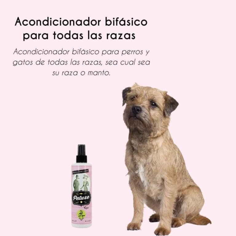 Petuxe Acondicionador para Perros - Spray Desenredante y Secado para Todo Tipo de Pelo y Razas: Perros, Gatos y Mascotas. Hidratación y Brillo - 300 ml