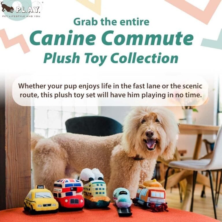 P.L.A.Y. PET LIFESTYLE AND YOU - Peluche de Perro – Canine Commute Collection – Taxi Amarillo de Nueva York.