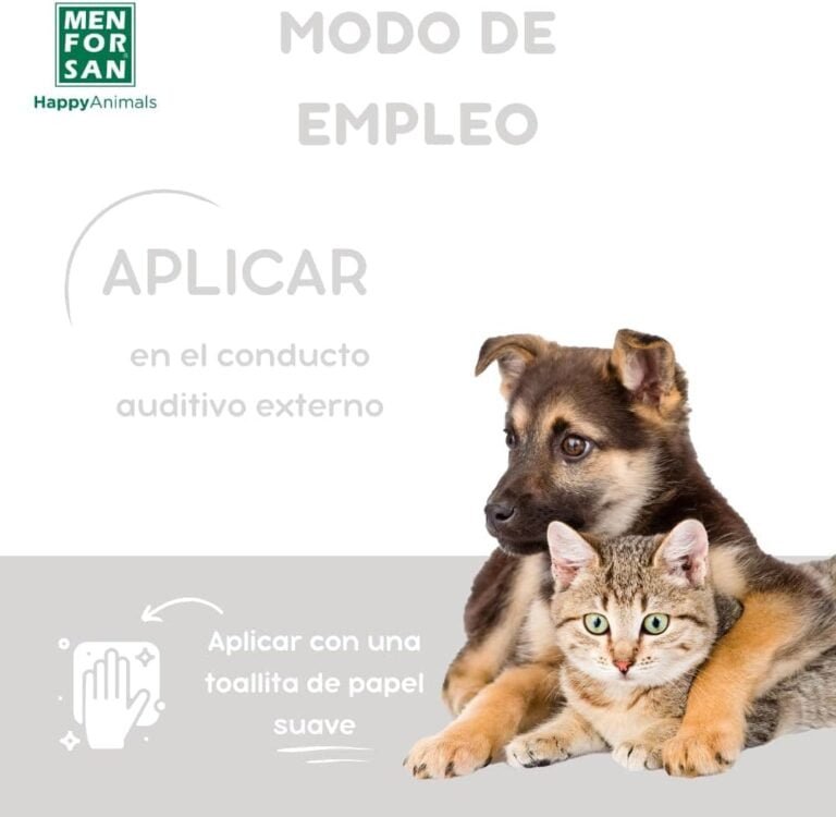 MENFORSAN Limpiador para Orejas de Perros Y Gatos - 125 ML