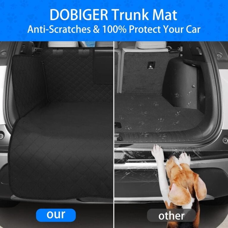 DOBIGER Protector Maletero Coche Perros Universal, Funda Maletero Coche Perros Impermeable, Cubre Maletero Coche Perro para Coche Pequeño Mediano Camión SUV