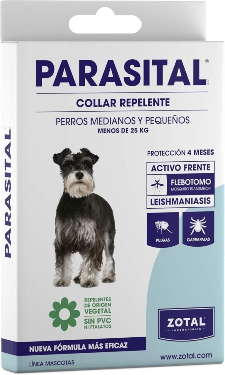 Zotal Parasital Collar para Perros, 60 cm, BLANCO