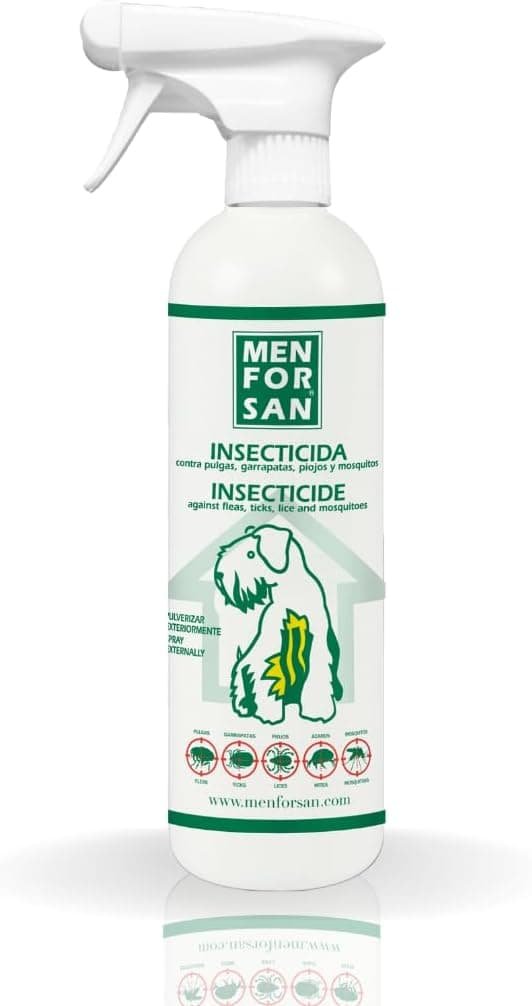 MENFORSAN Insecticida para el entorno de Perros | No Mancha | Aroma cítrico | 750 ml