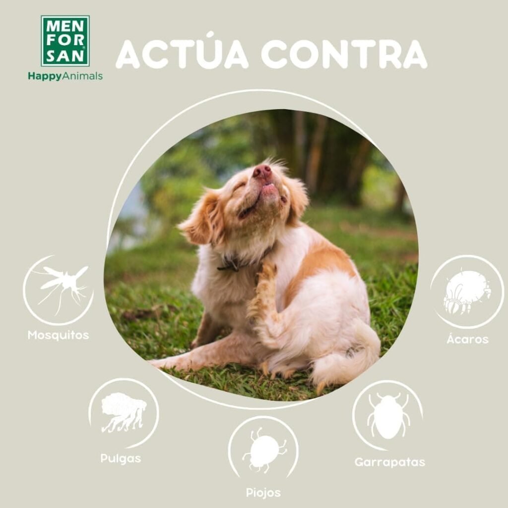 MENFORSAN Insecticida para el entorno de Perros | No Mancha | Aroma cítrico | 750 ml