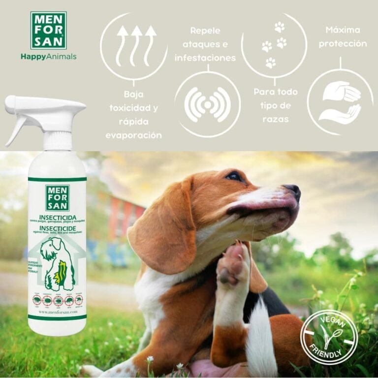 MENFORSAN Insecticida para el entorno de Perros | No Mancha | Aroma cítrico | 750 ml