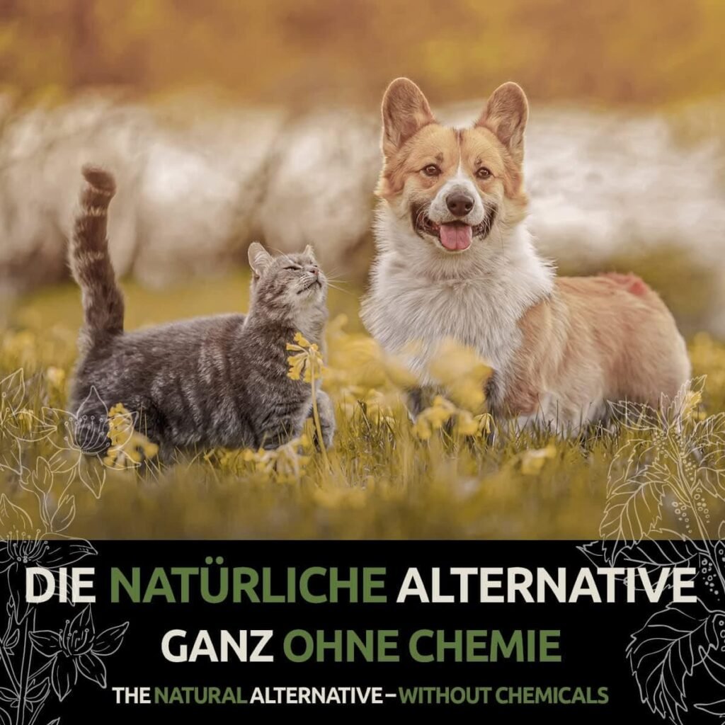 GreenPet Pet Líquido Antiparasitario para Perros, Gatos y Conejos - Alternativa Natural para la Prevención y el Tratamiento de Las Lombrices