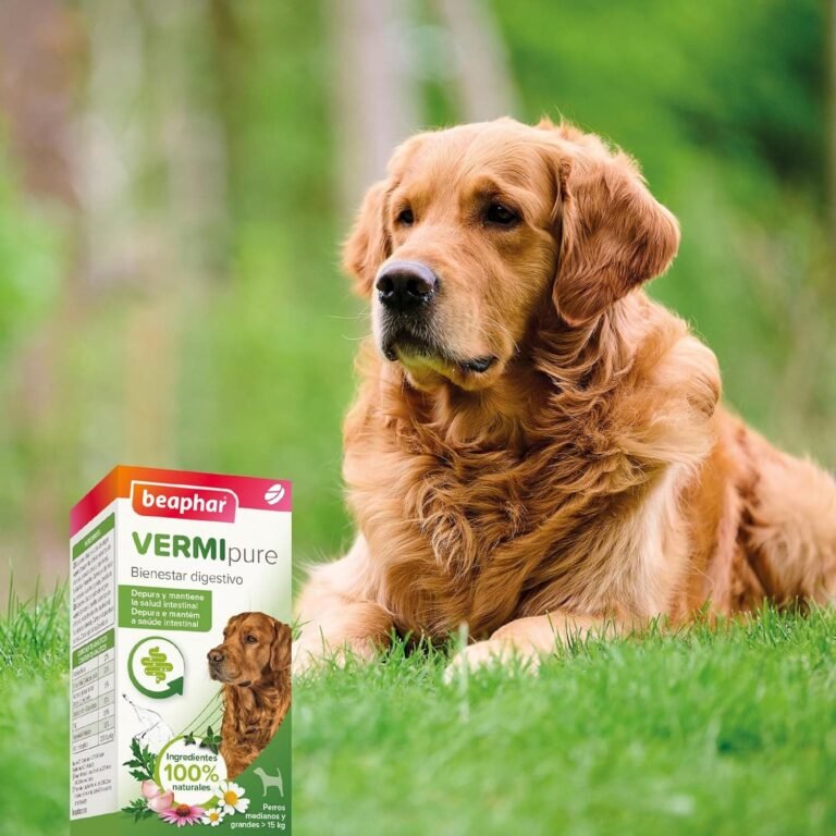 Beaphar VERMIpure Comprimidos Naturales - Perros >15kg Medianos y Grandes - 50 Comprimidos