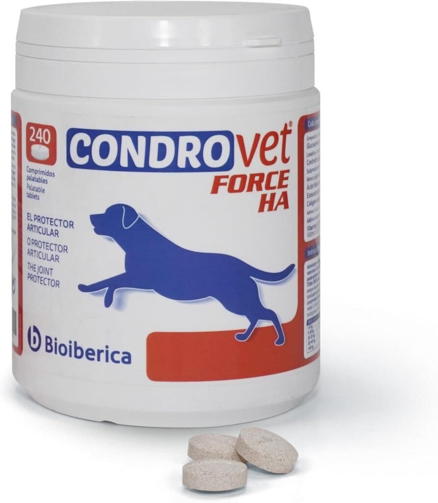Bioiberica Condrovet Force Ha - Protector para Articulaciones, 240 Comprimidos