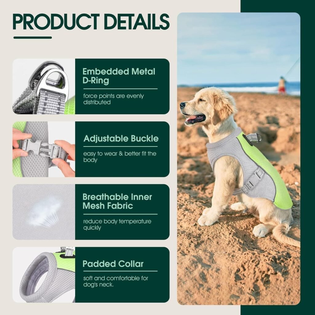 Kuoser Chaleco de Enfriamiento para Perros