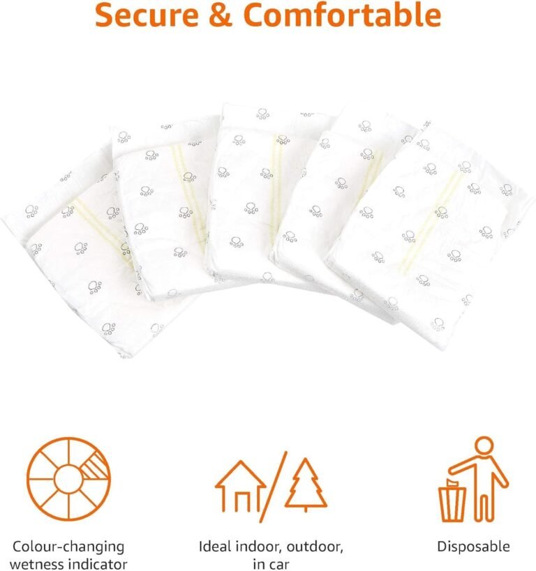 Amazon Basics Pañales Desechables para Perros Macho