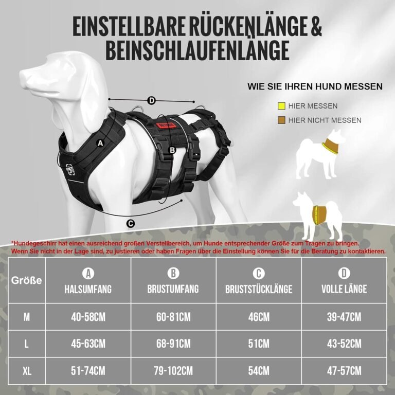 OneTigris Arnés para Perros SKYEWALKER Apoyo Arnés Ajustable con 2 Asas para Apoyo y Rehabilitación Adecuado para Perros Medianos y Grandes Negro M