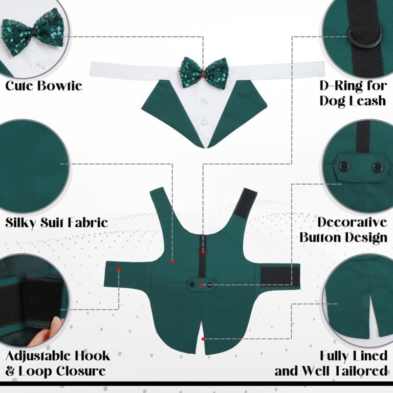 Traje de Esmoquin Formal para Perros