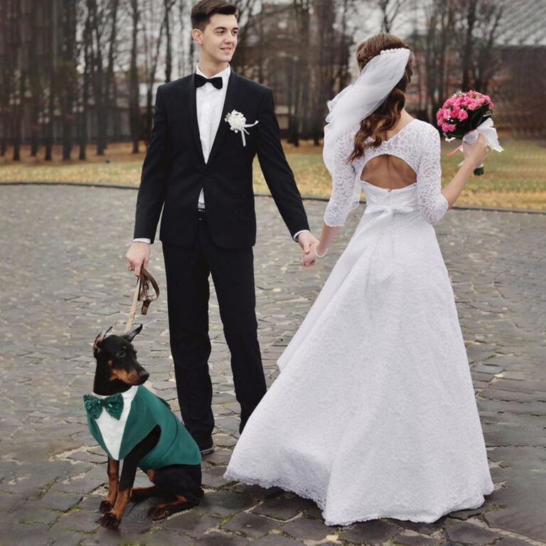 Traje de Esmoquin Formal para Perros